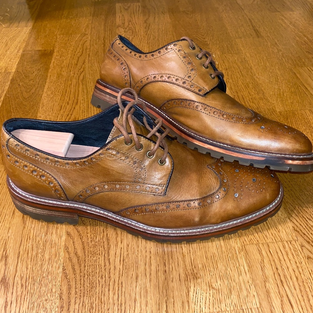 Johnston and Murphy Wingtip Dress Shoes